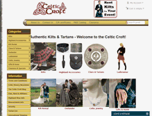 Tablet Screenshot of kilts-n-stuff.com